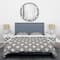 Designart 'Retro Art Deco Waves I' Mid-Century Duvet Cover Set